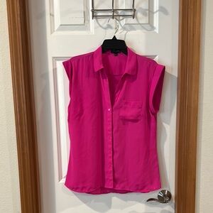 The Limited Pink Fitted Button Down Shirt